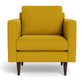 Wallace Untufted Arm Chair - Bella Gold