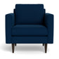 Wallace Untufted Arm Chair - Bella Ink