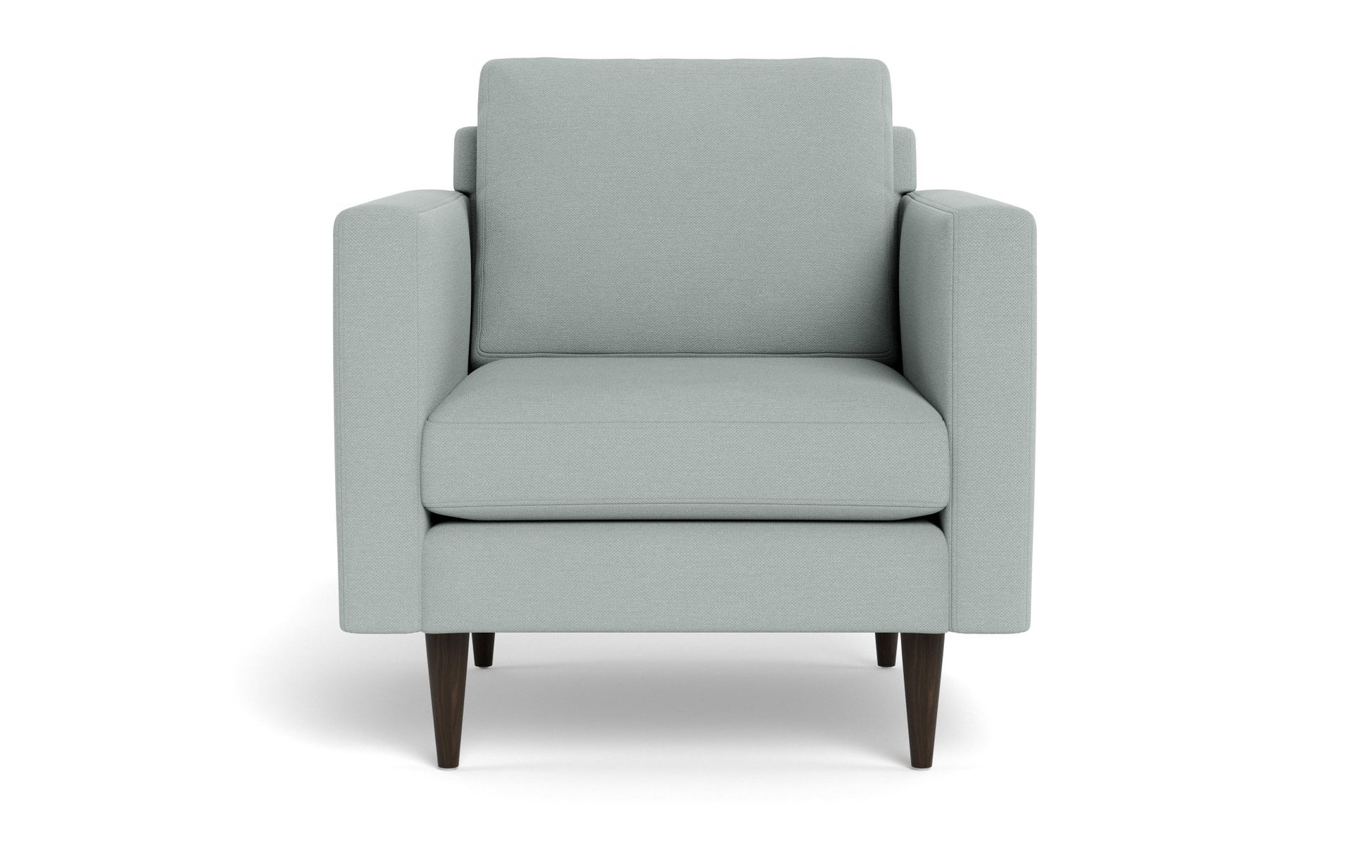 Wallace Untufted Arm Chair - Peyton Light Blue
