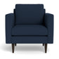 Wallace Untufted Arm Chair - Peyton Navy