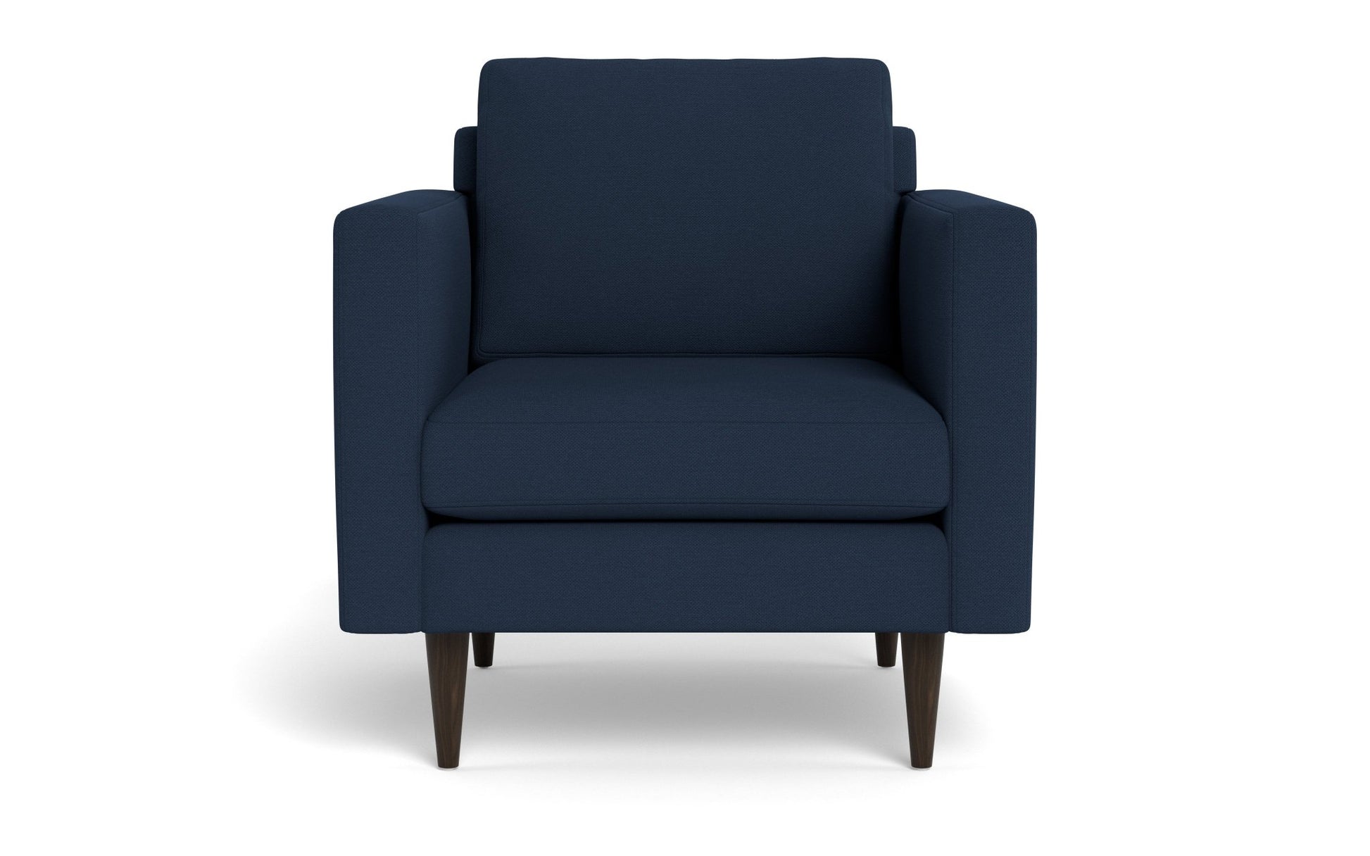 Wallace Untufted Arm Chair - Peyton Navy