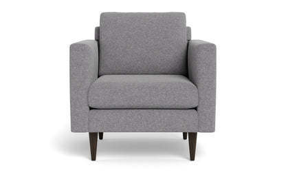 Wallace 34" Untufted Arm Chair - Villa Platinum