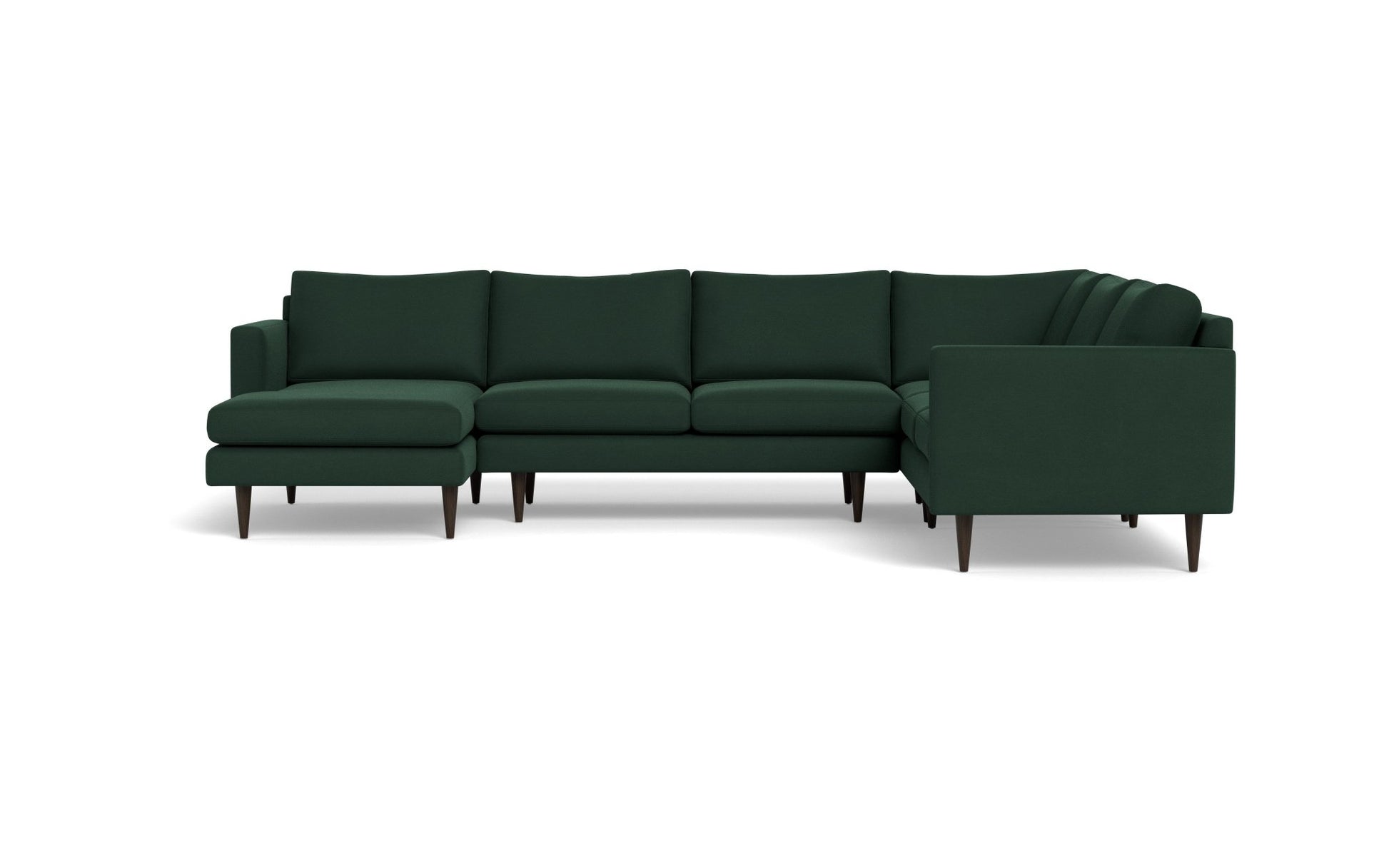 Wallace Untufted Corner Sectional w. Left Chaise - Bella Hunter