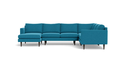 Wallace Untufted Corner Sectional w. Left Chaise - Bennett Peacock