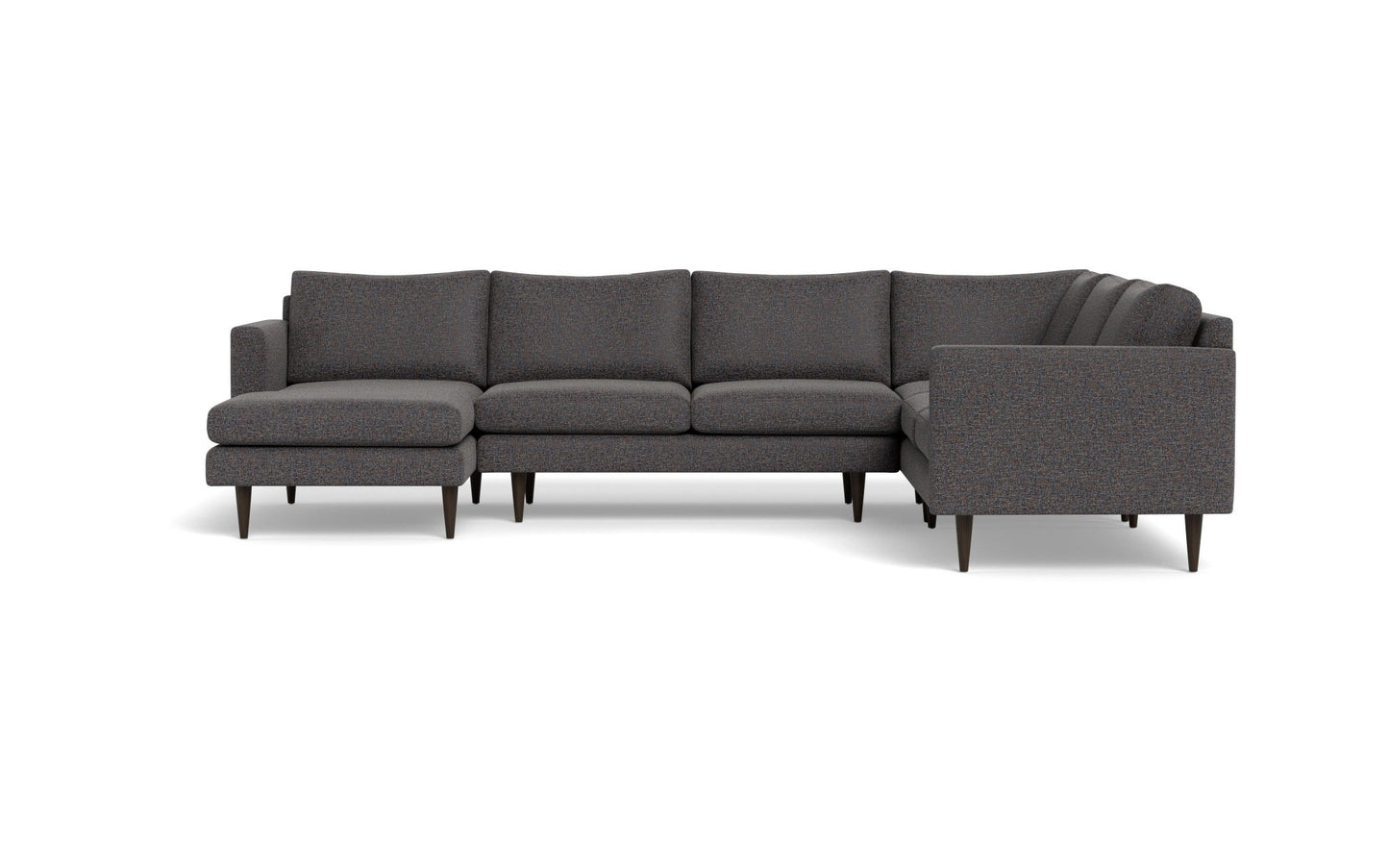 Wallace Untufted Corner Sectional w. Left Chaise - Cordova Eclipse