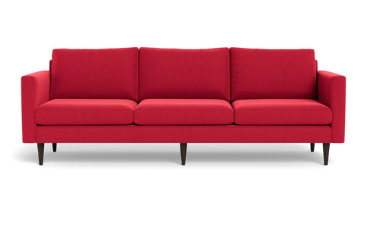 Wallace Untufted Estate Sofa - Bennett Red