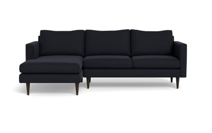 Wallace 98" Untufted Left Chaise Sectional - Dream Onyx