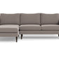 Wallace Untufted Left Chaise Sectional - Bennett Praline