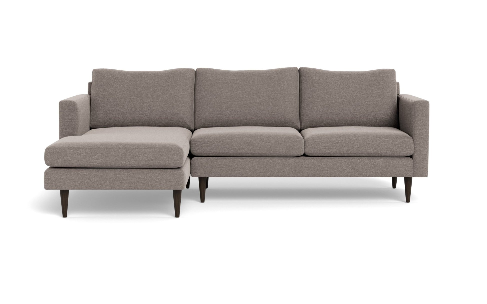 Wallace Untufted Left Chaise Sectional - Bennett Praline