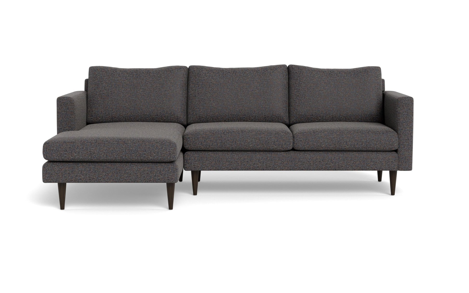 Wallace Untufted Left Chaise Sectional - Cordova Eclipse