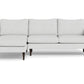 Wallace Untufted Left Chaise Sectional - Elliot Dove