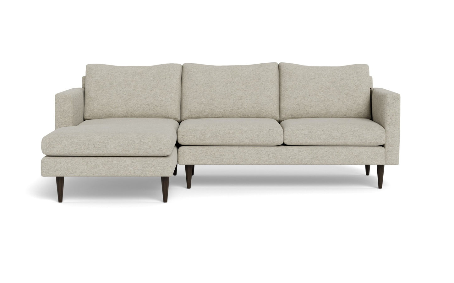 Wallace Untufted Left Chaise Sectional - Merit Dove