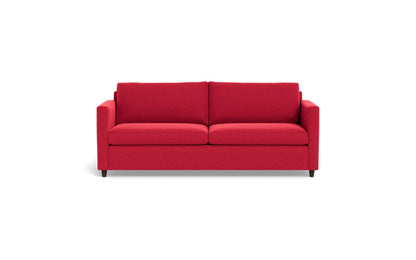 Wallace 74" Untufted Queen Sleeper Sofa - Bennett Red