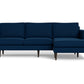 Wallace Untufted Reversible Chaise Sofa - Bella Ink