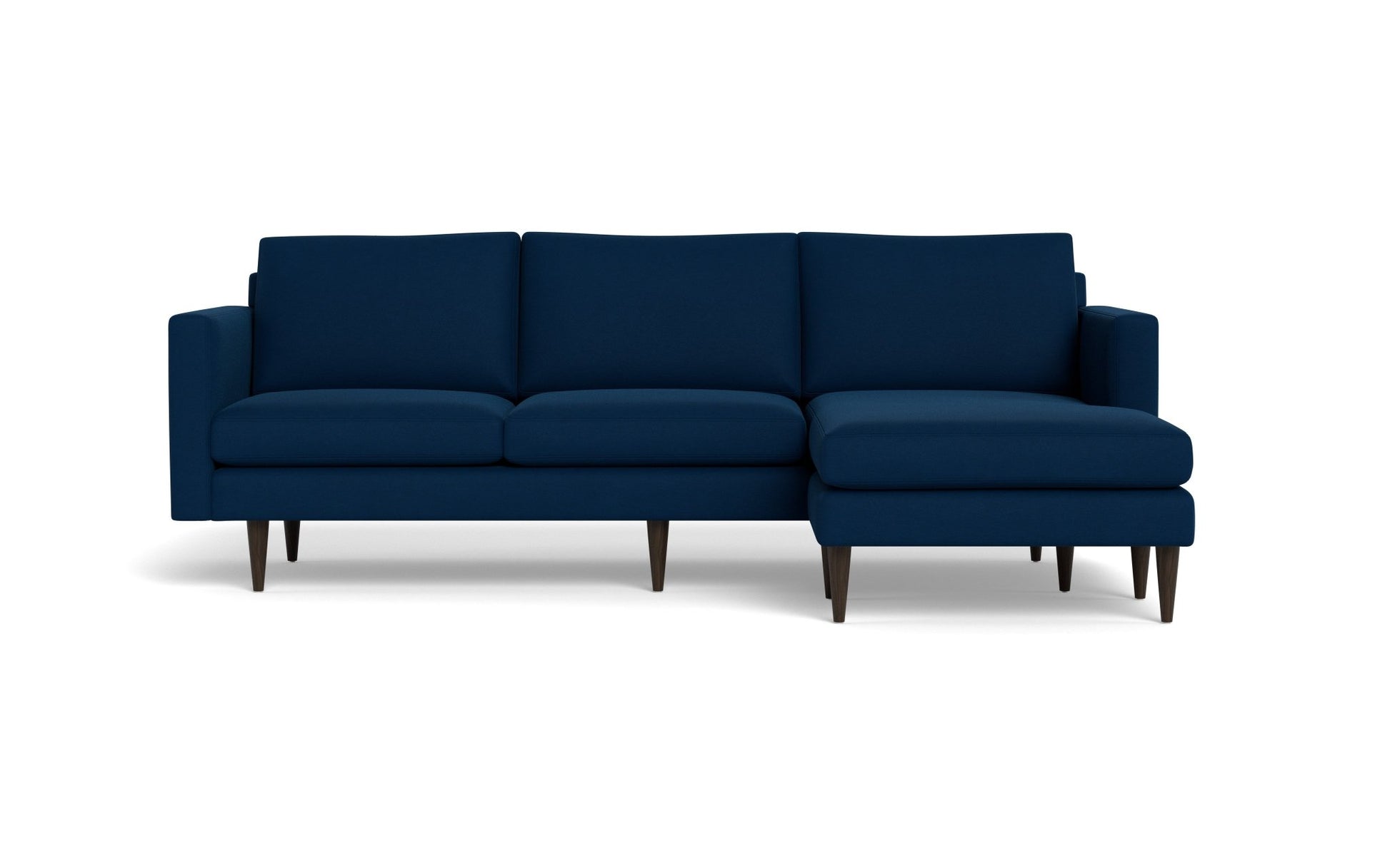 Wallace Untufted Reversible Chaise Sofa - Bella Ink