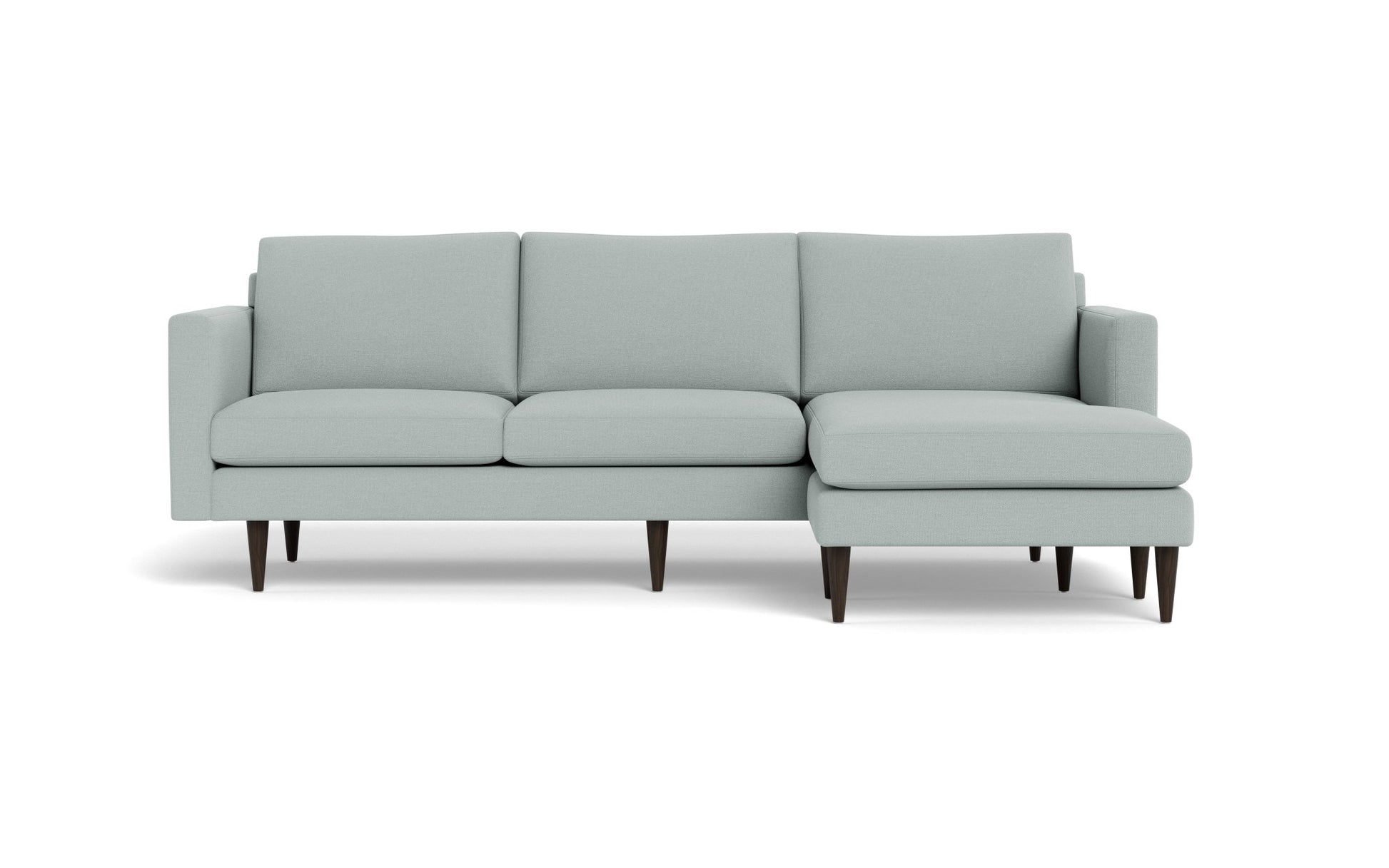 Wallace Untufted Reversible Chaise Sofa - Peyton Light Blue
