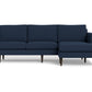 Wallace Untufted Reversible Chaise Sofa - Peyton Navy