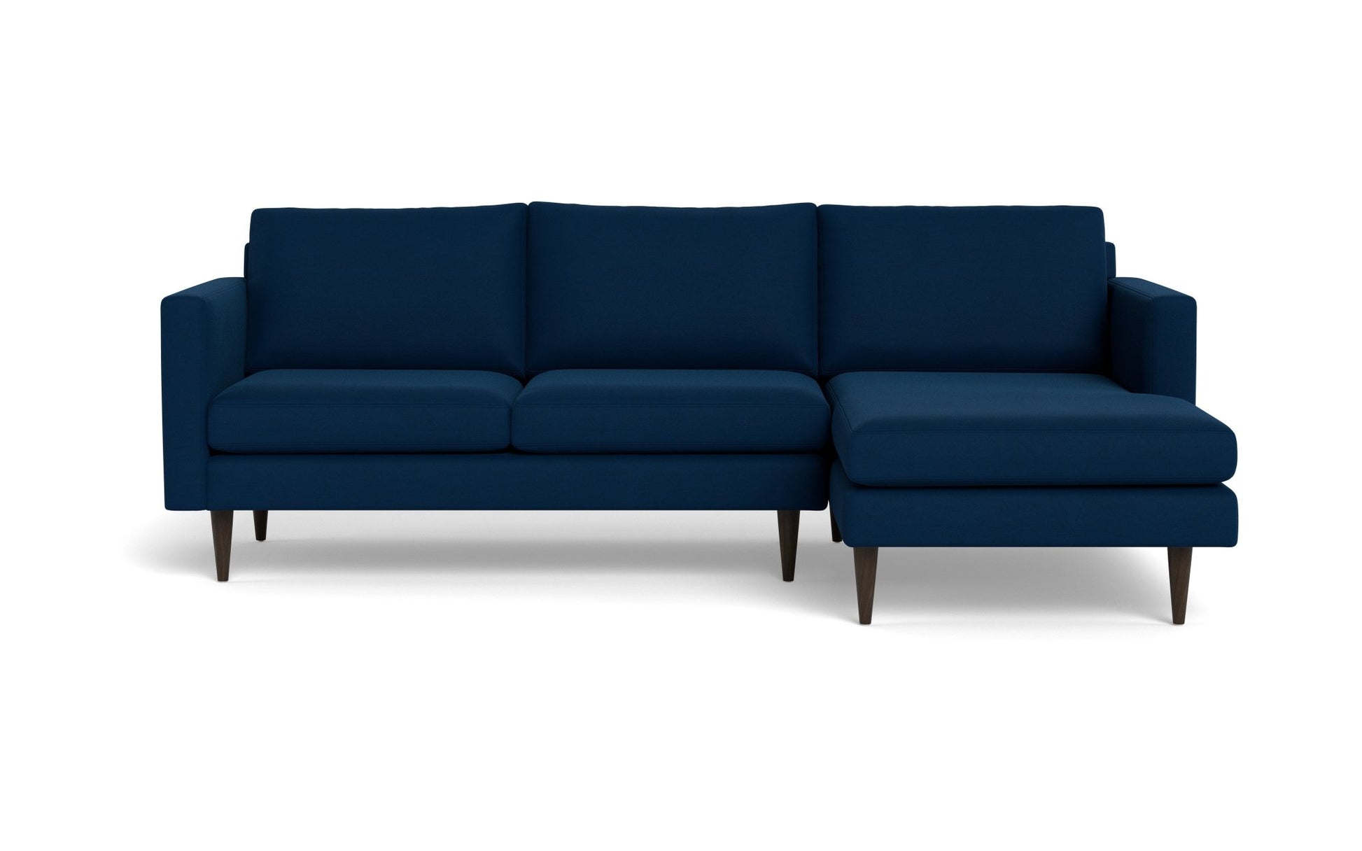 Wallace Untufted Right Chaise Sectional - Bella Ink