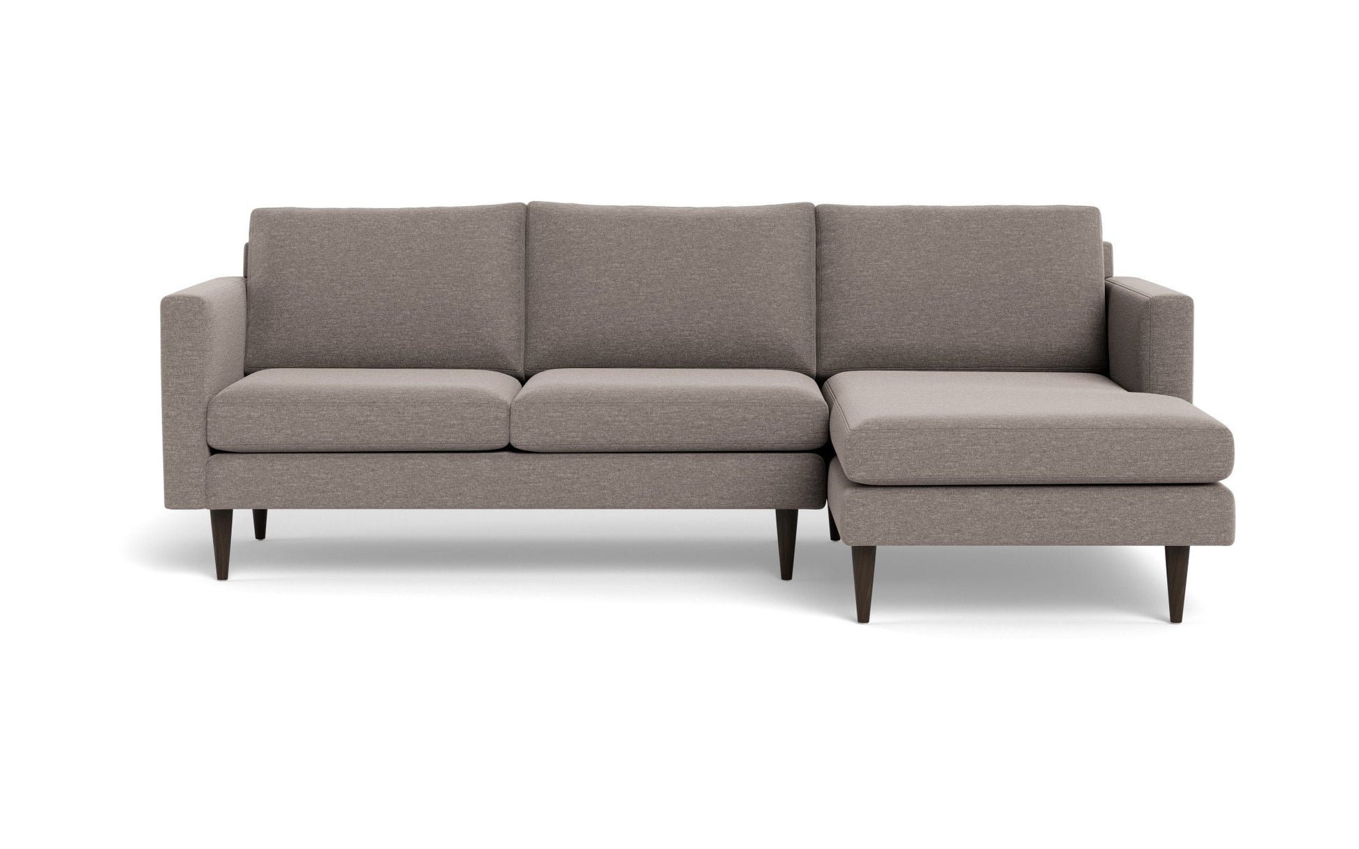 Wallace Untufted Right Chaise Sectional - Bennett Praline
