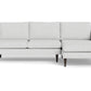 Wallace Untufted Right Chaise Sectional - Elliot Dove
