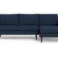Wallace Untufted Right Chaise Sectional - Peyton Navy
