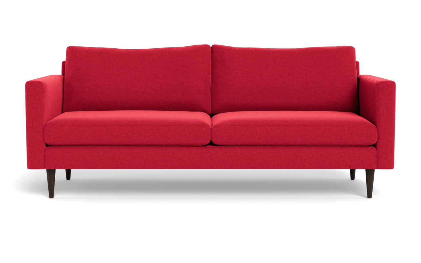 Wallace Untufted Sofa - Bennett Red