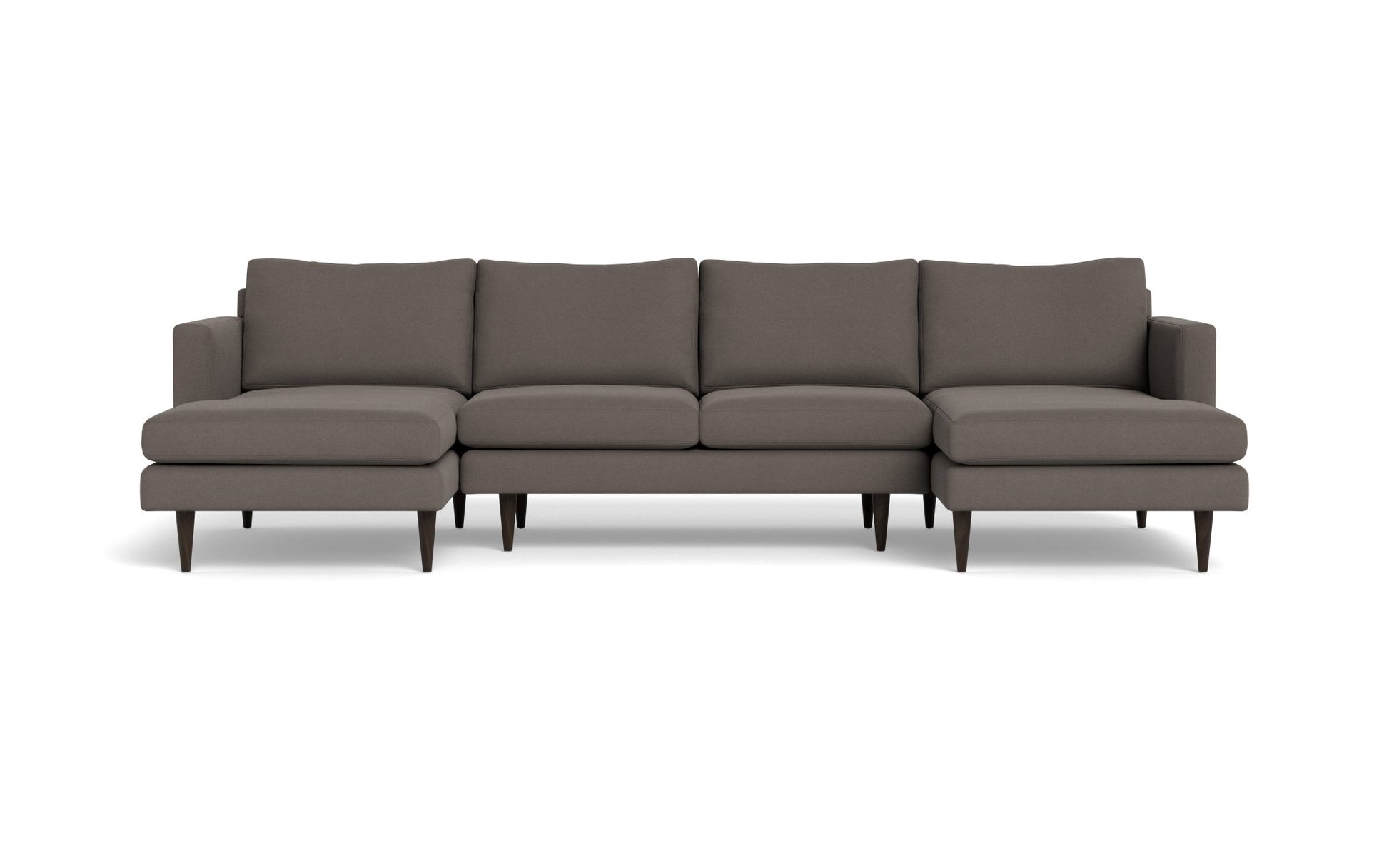 Wallace Untufted U Sectional - Bella Otter