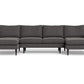 Wallace Untufted U Sectional - Cordova Eclipse