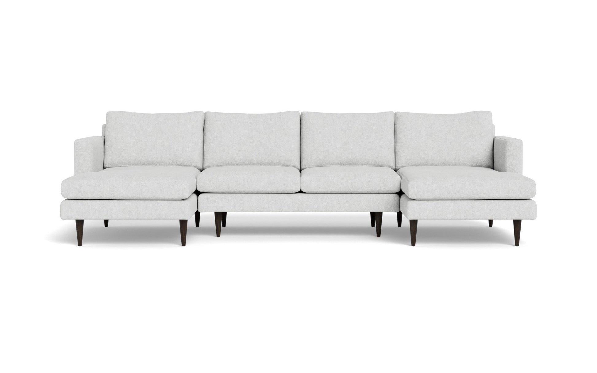 Wallace Untufted U Sectional - Elliot Dove