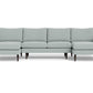 Wallace Untufted U Sectional - Peyton Light Blue