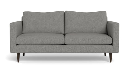 Wallace 74" Untufted Apartment Sofa - Alley Pepper