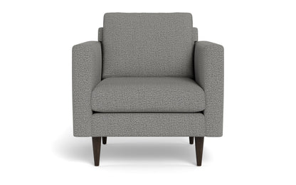 Wallace 34" Untufted Arm Chair - Alley Pepper