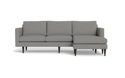 Wallace 98" Untufted Reversible Chaise Sofa - Alley Pepper