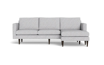 Wallace 98" Untufted Reversible Chaise Sofa - Delray Smoke