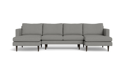 Wallace Untufted Double Chaise U Sectional