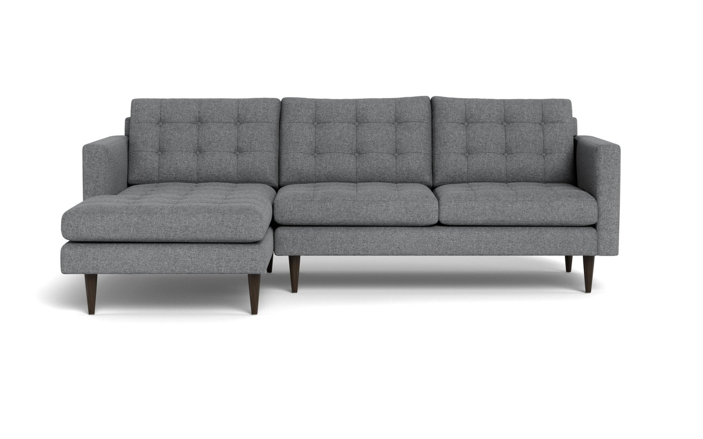 Wallace Left Chaise Sectional - Grande Steel