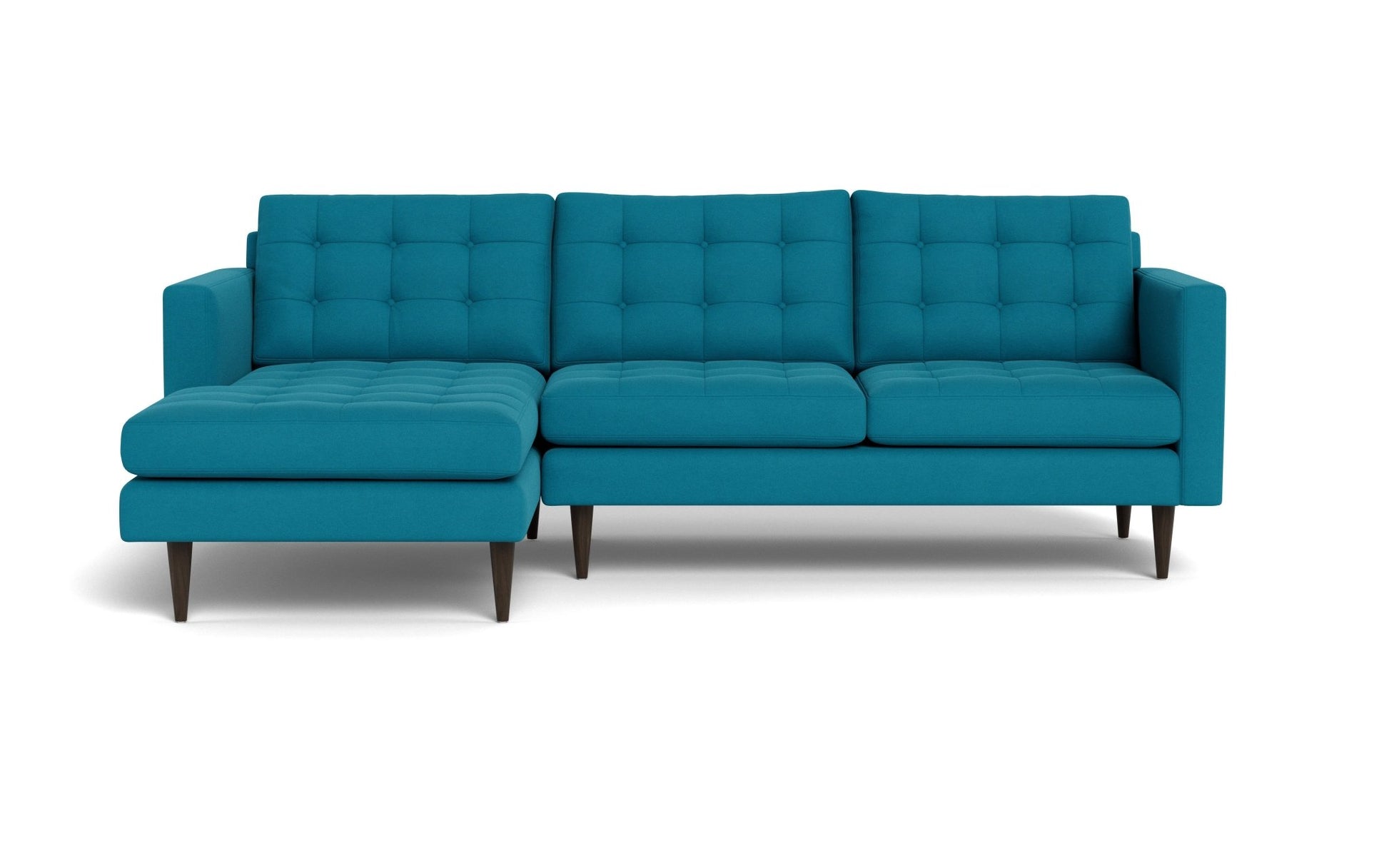 Wallace Left Chaise Sectional - Bella Peacock