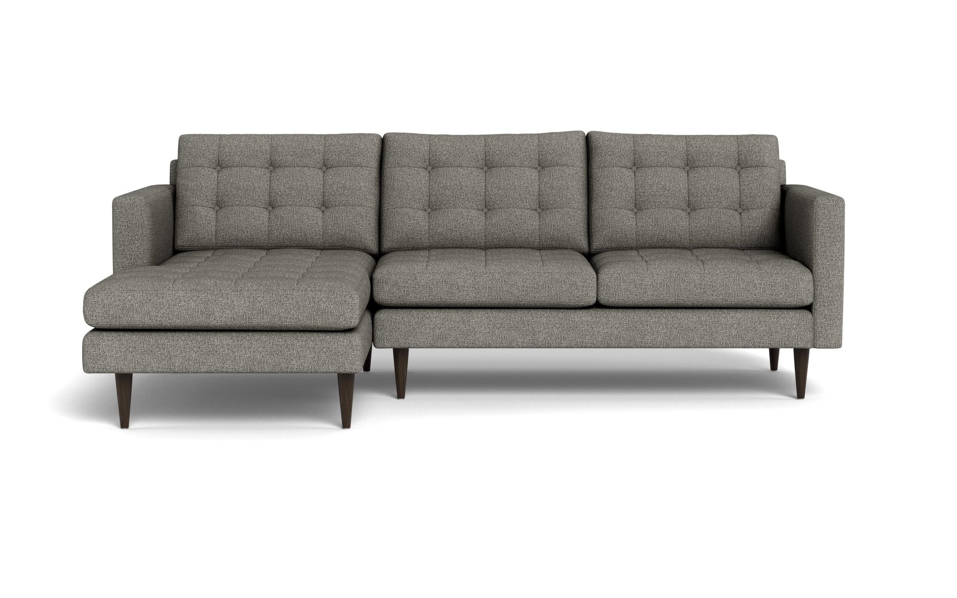 Wallace Left Chaise Sectional - Sugarshack Onyx