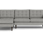 Wallace Left Chaise Sectional - Sugarshack Metal