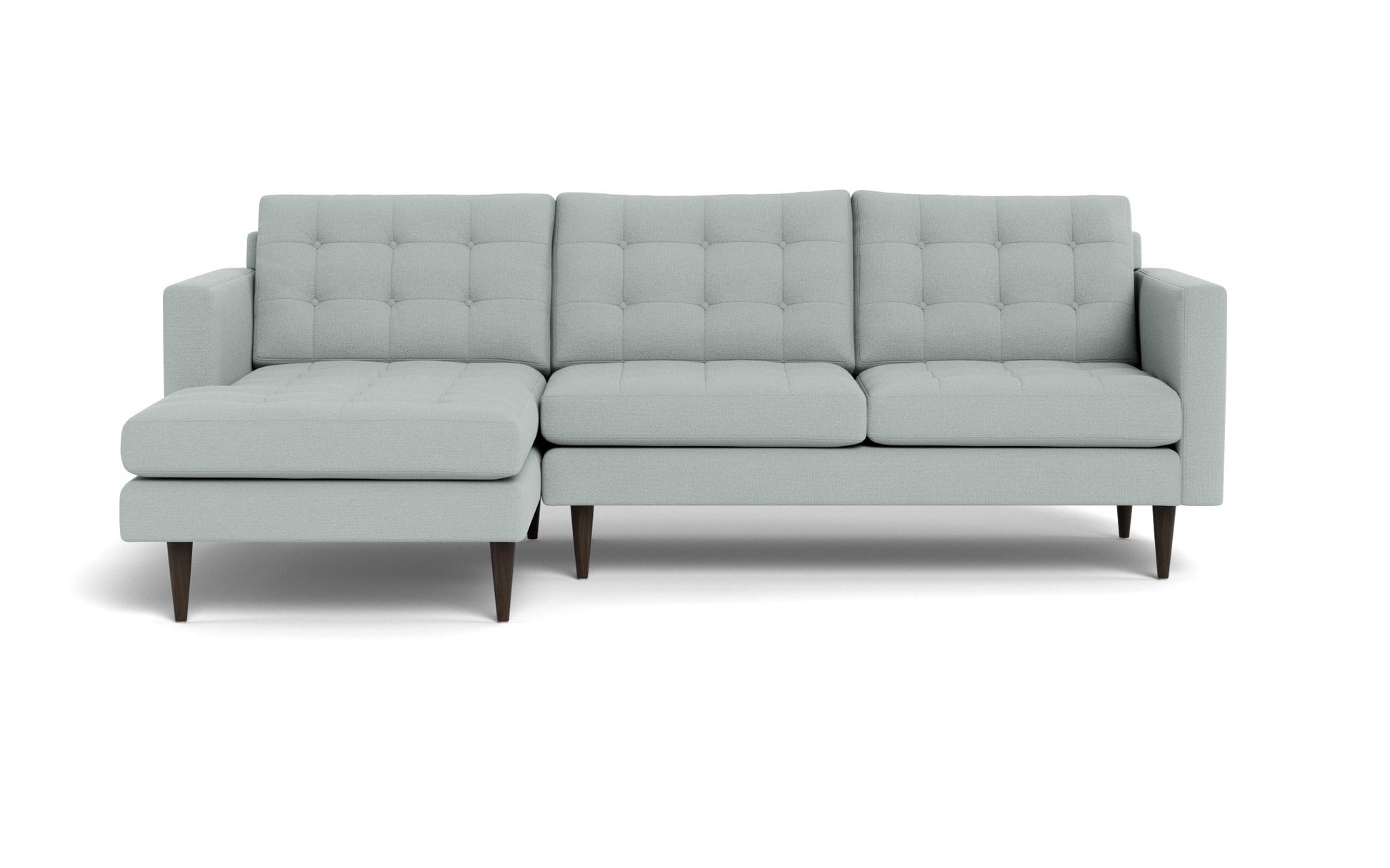 Wallace Left Chaise Sectional - Peyton Light Blue