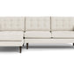 Wallace Left Chaise Sectional - Grande Glacier