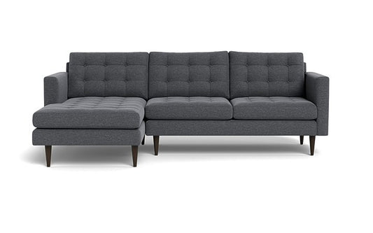 Wallace Left Chaise Sectional - Bennett Charcoal