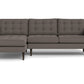 Wallace Left Chaise Sectional - Bella Otter