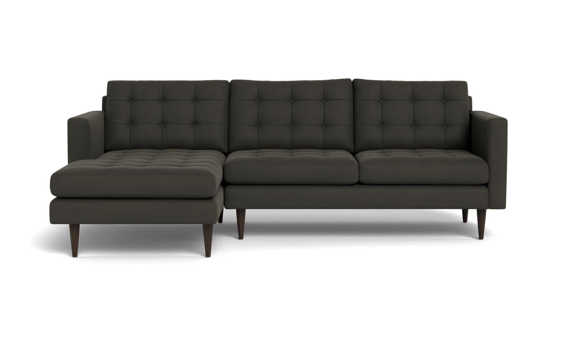 Wallace Left Chaise Sectional - Bella Smoke