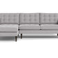 Wallace Left Chaise Sectional - Bennett Dove