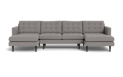 Wallace 126" Double Chaise U Sectional - Peyton Slate