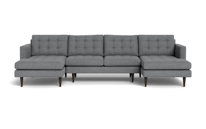 Wallace 126" Double Chaise U Sectional - Toscana Otter