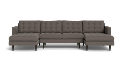 Wallace 126" Double Chaise U Sectional - Toscana Otter