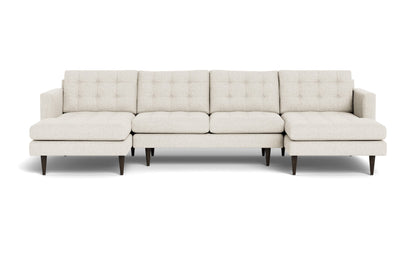 Wallace 126" Double Chaise U Sectional - Toscana Otter