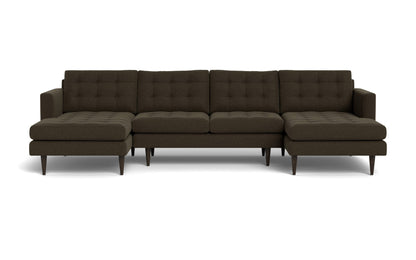 Wallace 126" Double Chaise U Sectional - Bennett Dove